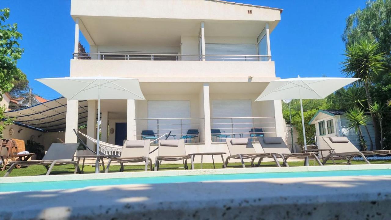 Villa Montfleuri, Vieille Ville A Pieds, Vue Mer, Piscine, 8 Pers Sainte-Maxime Exterior foto