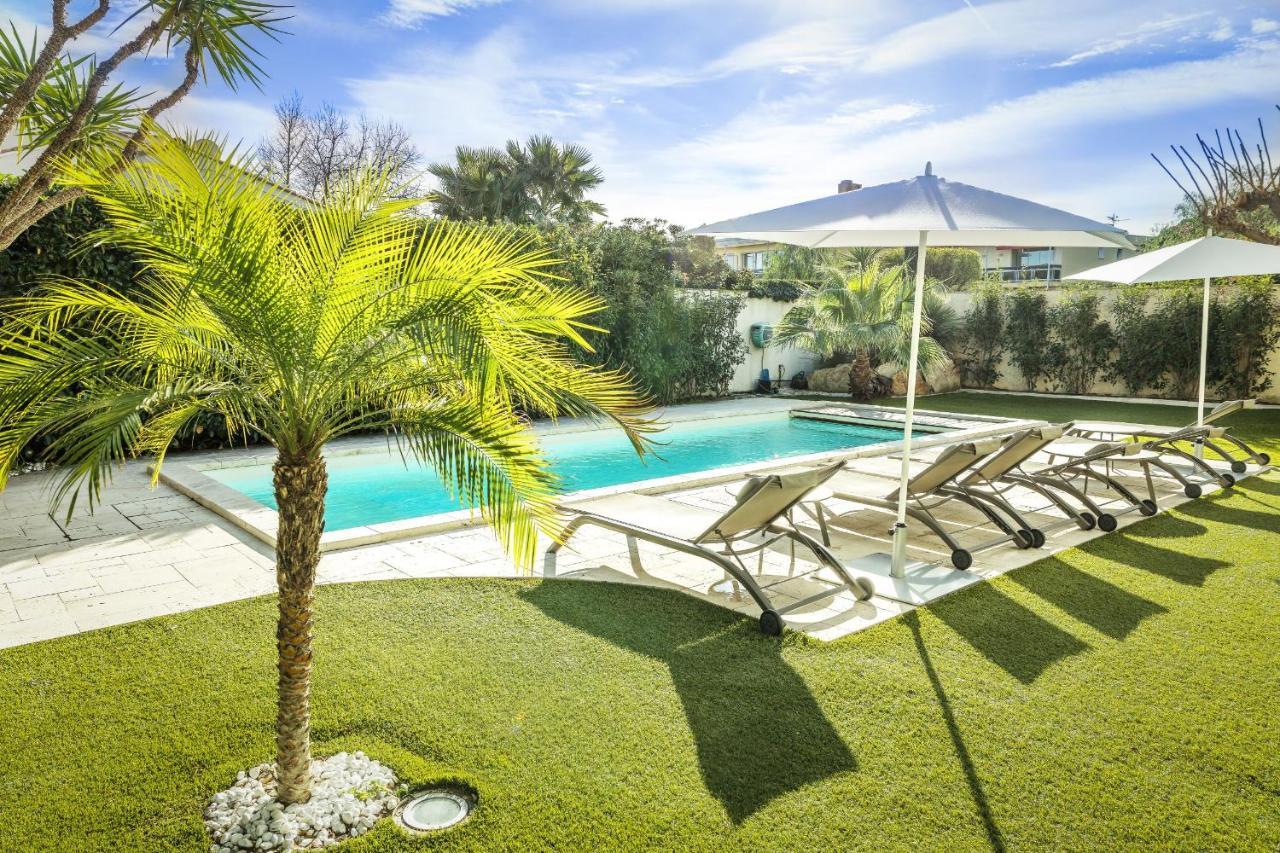 Villa Montfleuri, Vieille Ville A Pieds, Vue Mer, Piscine, 8 Pers Sainte-Maxime Exterior foto