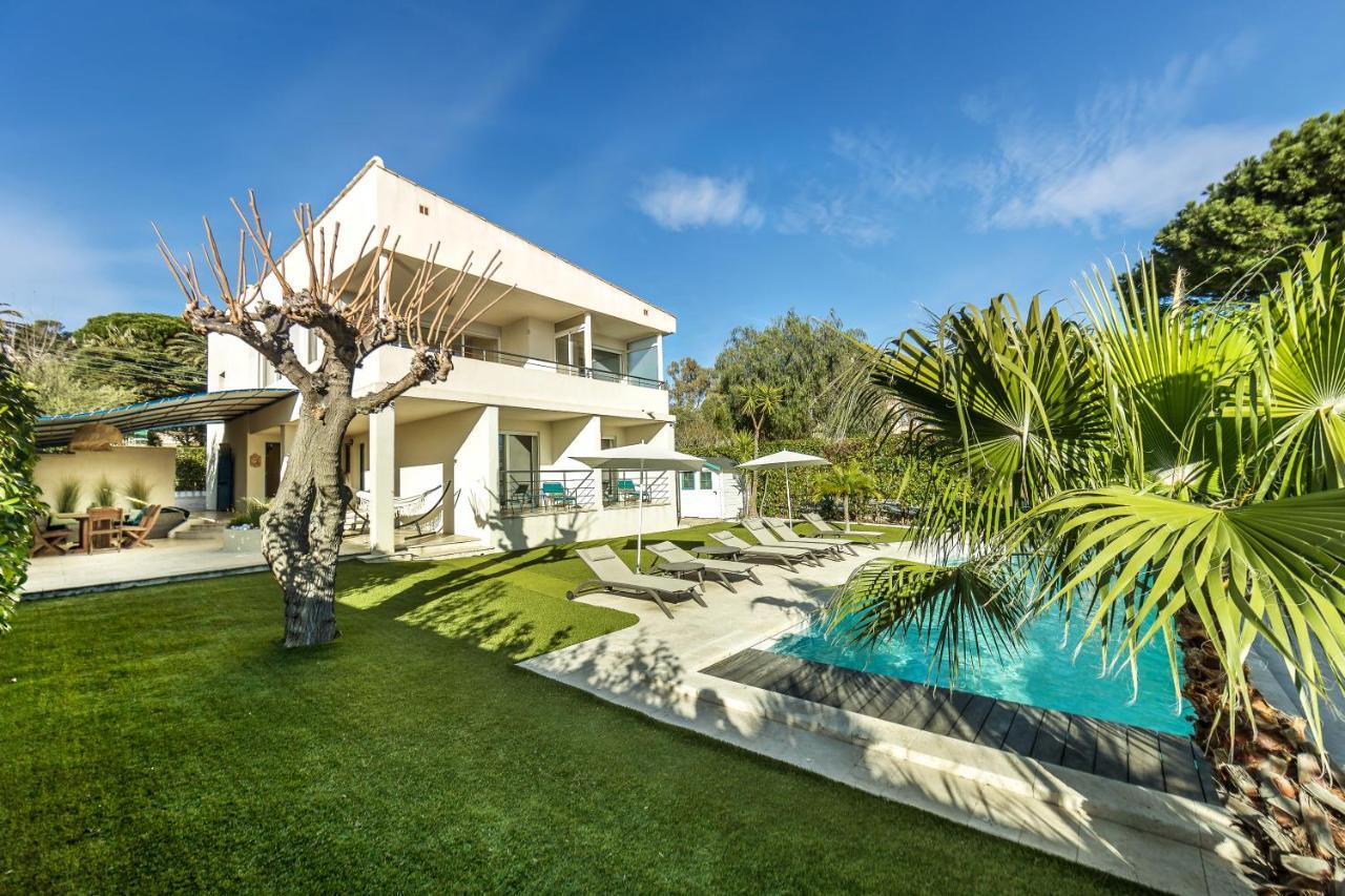 Villa Montfleuri, Vieille Ville A Pieds, Vue Mer, Piscine, 8 Pers Sainte-Maxime Exterior foto